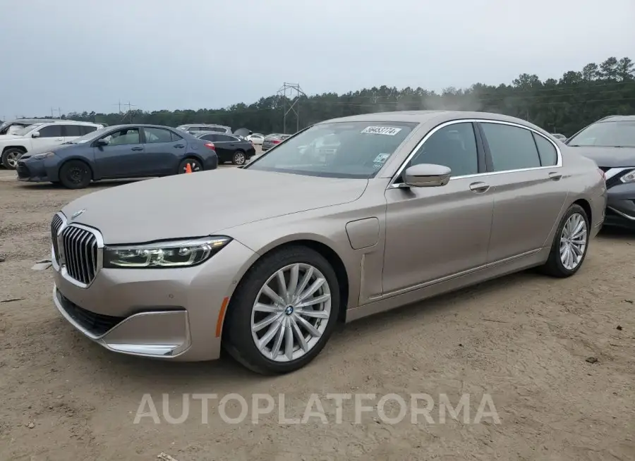 BMW 745XE 2021 vin WBA7W4C07MCF50137 from auto auction Copart