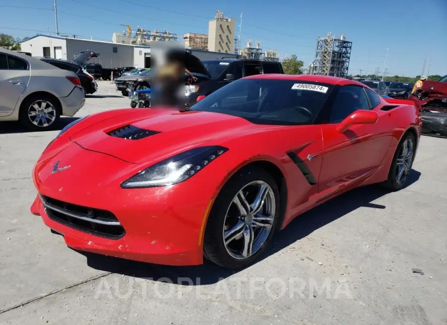 CHEVROLET CORVETTE S 2017 vin 1G1YD2D74H5102046 from auto auction Copart