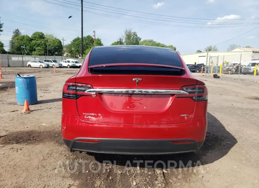 TESLA MODEL X 2017 vin 5YJXCDE24HF070881 from auto auction Copart