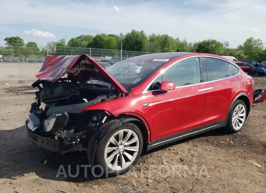 TESLA MODEL X 2017 vin 5YJXCDE24HF070881 from auto auction Copart