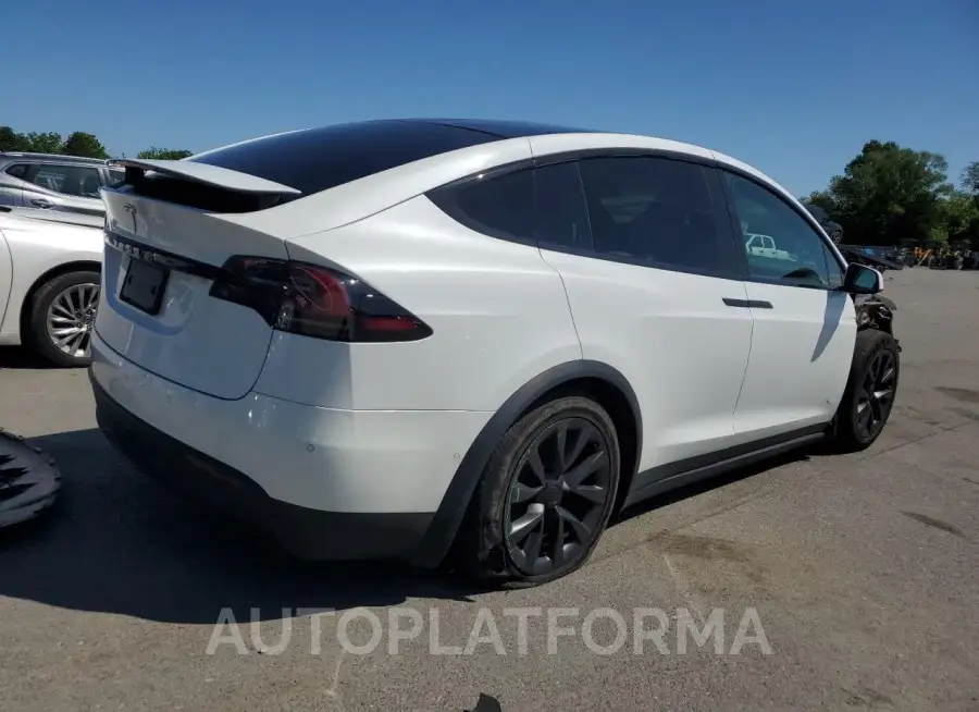 TESLA MODEL X 2022 vin 7SAXCAE50NF345766 from auto auction Copart