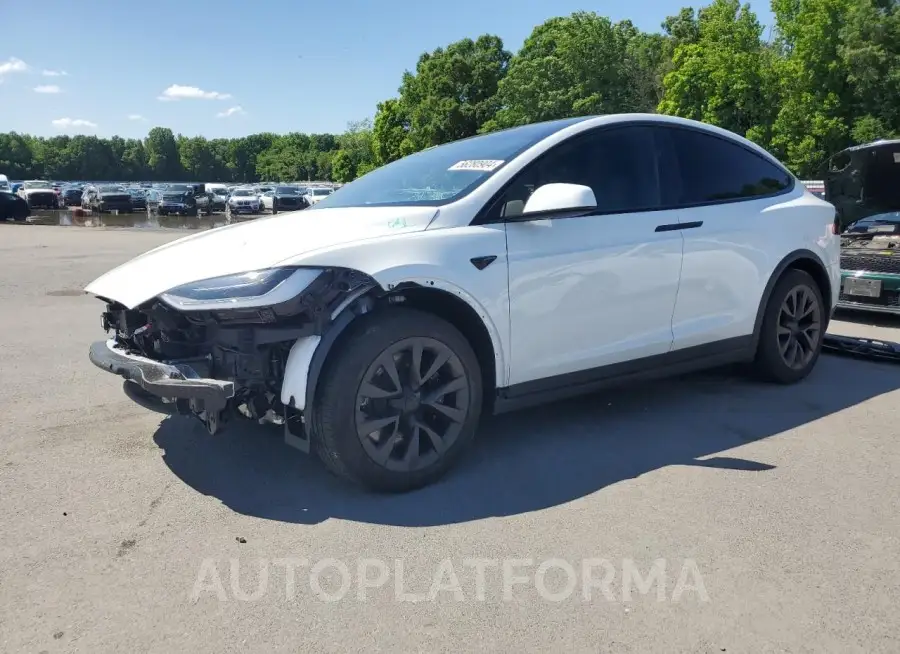 TESLA MODEL X 2022 vin 7SAXCAE50NF345766 from auto auction Copart