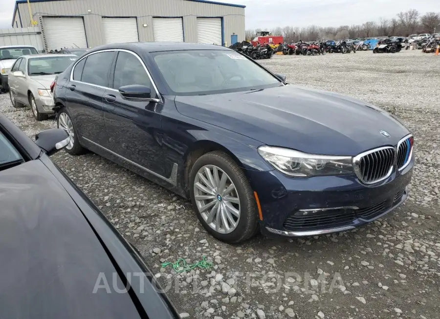 BMW 740 I 2016 vin WBA7E2C55GG548156 from auto auction Copart