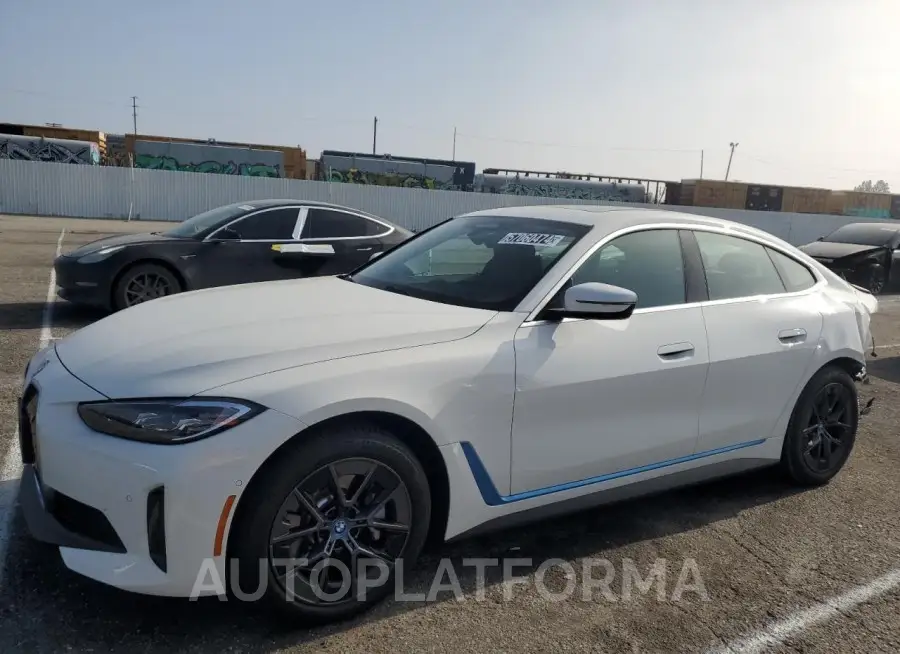 BMW I4 XDRIVE 2024 vin WBY83FB09RFS78608 from auto auction Copart