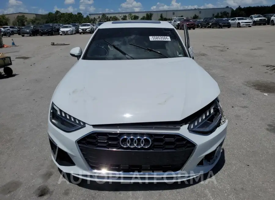 AUDI A4 PREMIUM 2022 vin WAUEAAF4XNN014806 from auto auction Copart