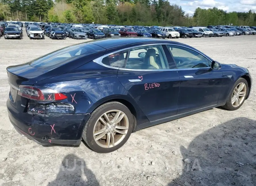 TESLA MODEL S 85 2015 vin 5YJSA1H25FF083632 from auto auction Copart