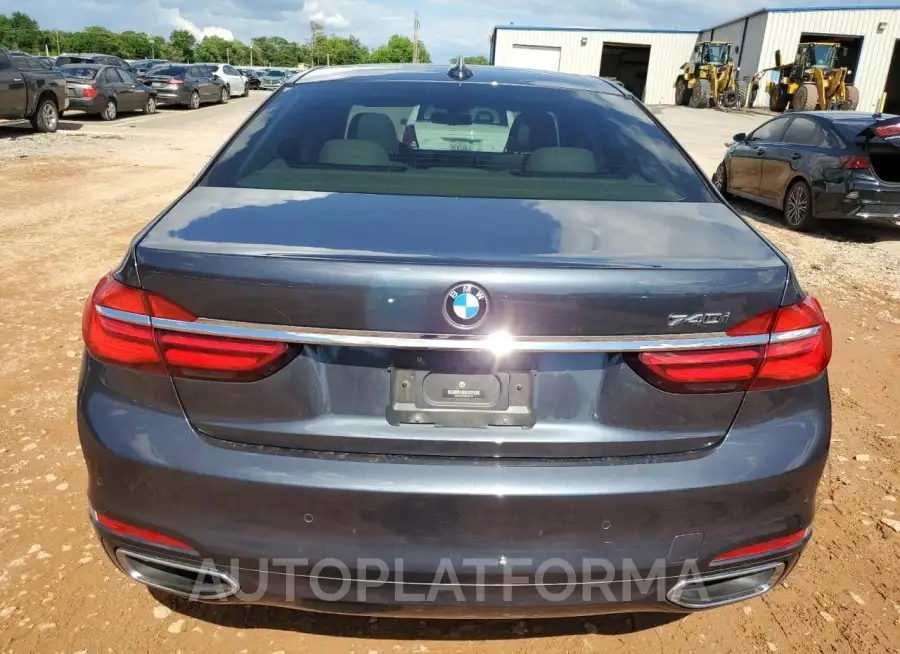 BMW 740 I 2016 vin WBA7E2C57GG547123 from auto auction Copart