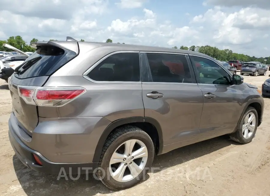 TOYOTA HIGHLANDER 2015 vin 5TDZKRFH1FS104179 from auto auction Copart