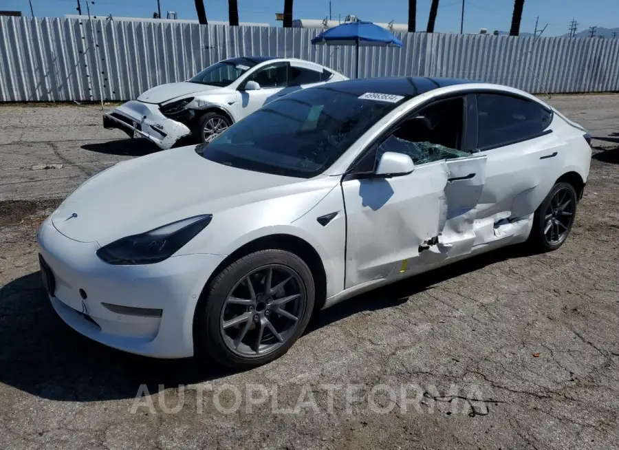 TESLA MODEL 3 2021 vin 5YJ3E1EA3MF921108 from auto auction Copart