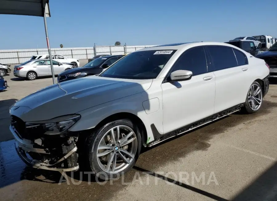 BMW 740 XE 2018 vin WBA7J2C55JG938256 from auto auction Copart