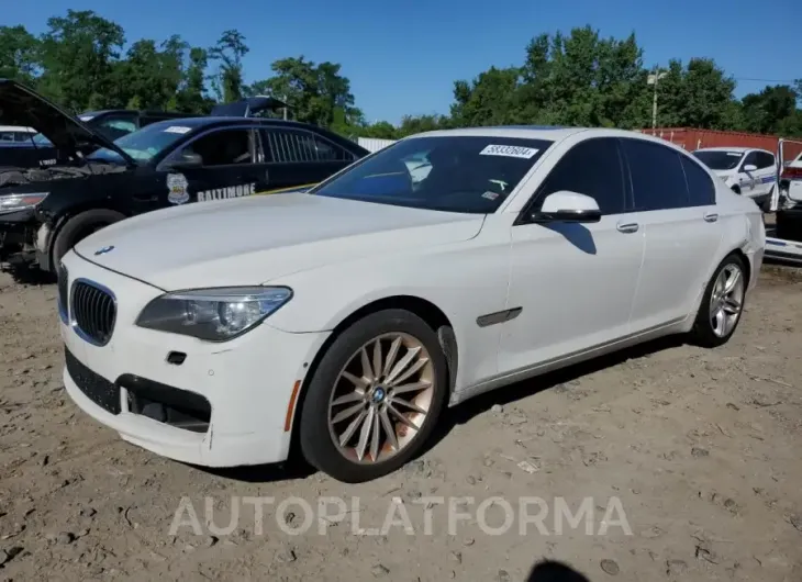 BMW 740 I 2015 vin WBAYA6C5XFG312981 from auto auction Copart