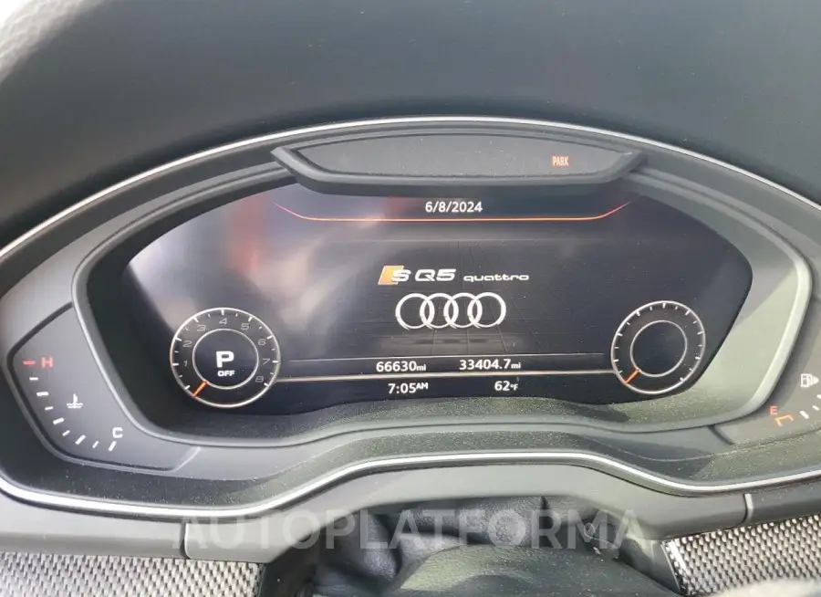 AUDI SQ5 PRESTI 2018 vin WA1C4AFYXJ2225689 from auto auction Copart