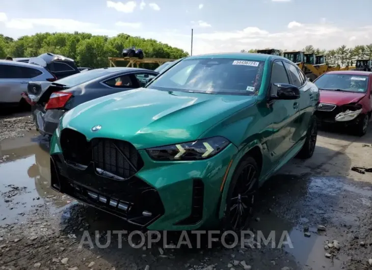 BMW X6 M60I 2024 vin 5UX43EX06R9U05430 from auto auction Copart