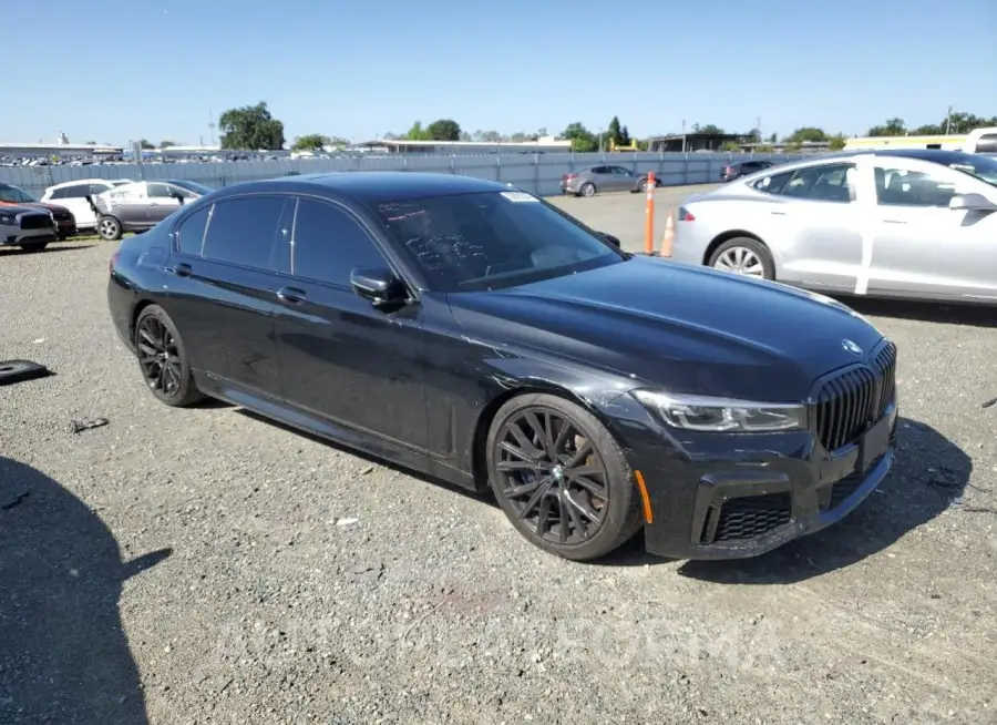 BMW 750 XI 2021 vin WBA7U2C01MCF55537 from auto auction Copart