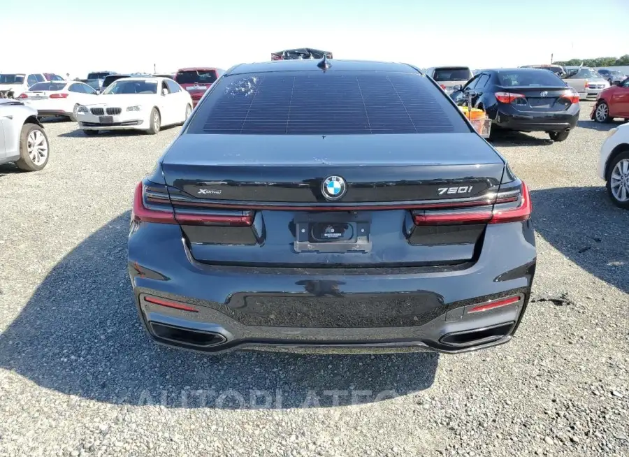 BMW 750 XI 2021 vin WBA7U2C01MCF55537 from auto auction Copart