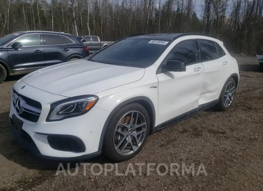 MERCEDES-BENZ GLA 45 AMG 2019 vin WDDTG5CB0KJ539188 from auto auction Copart