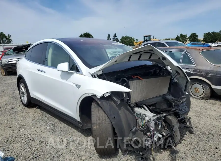 TESLA MODEL X 2016 vin 5YJXCBE29GF002093 from auto auction Copart