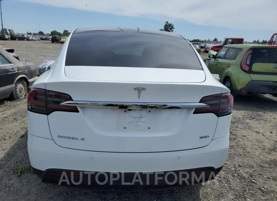 TESLA MODEL X 2016 vin 5YJXCBE29GF002093 from auto auction Copart