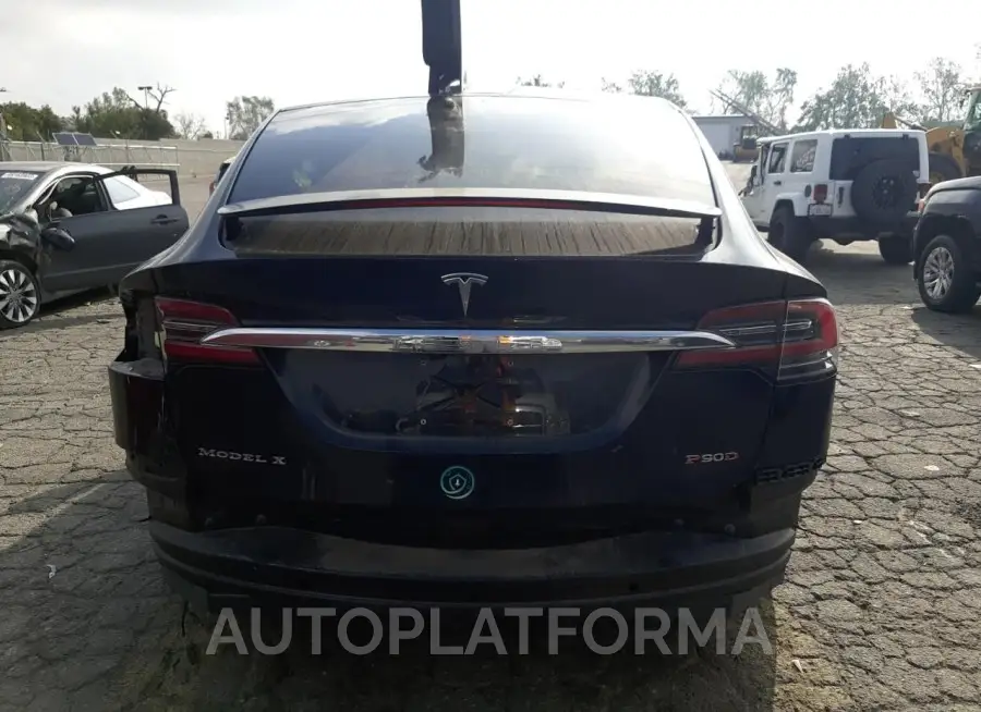 TESLA MODEL X 2016 vin 5YJXCBE46GF003848 from auto auction Copart