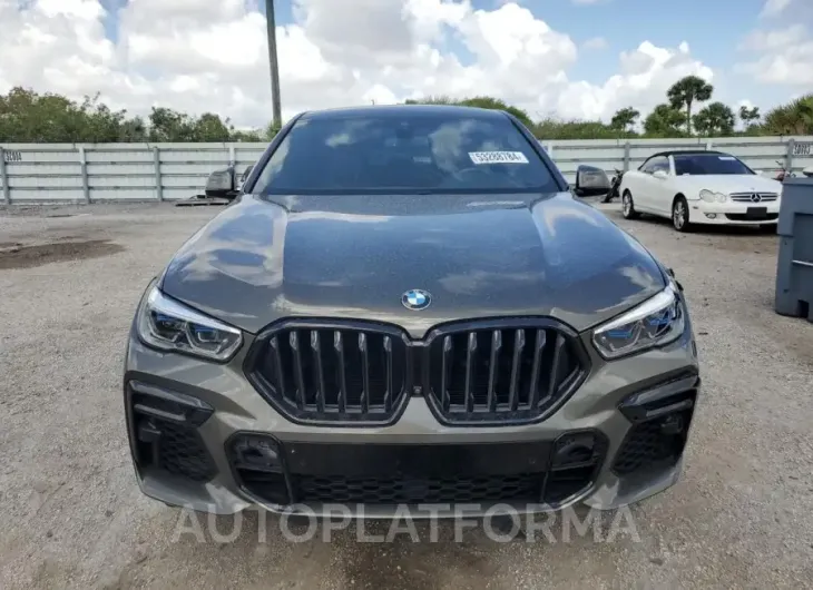 BMW X6 XDRIVE4 2022 vin 5UXCY6C08N9L54418 from auto auction Copart