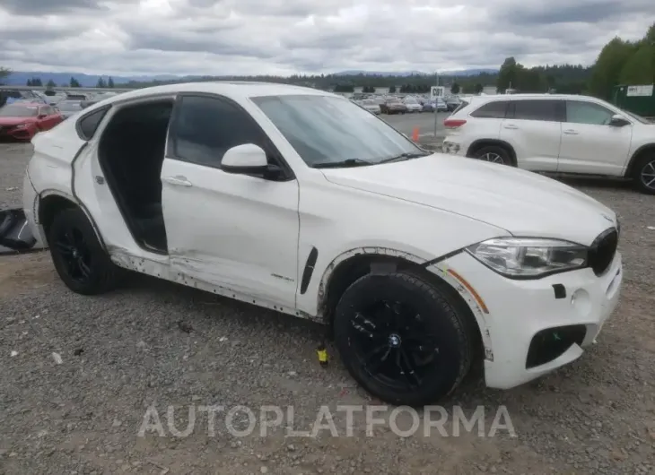 BMW X6 XDRIVE3 2016 vin 5UXKU2C55G0N79186 from auto auction Copart