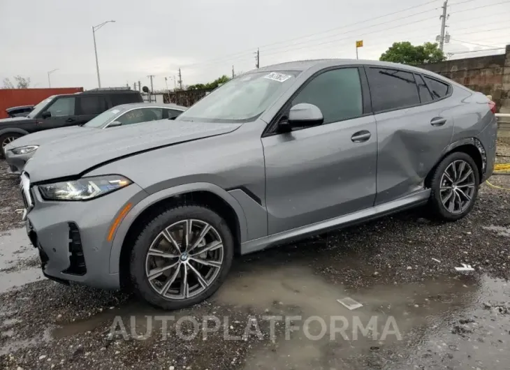 BMW X6 XDRIVE4 2024 vin 5UX33EX06R9V83916 from auto auction Copart