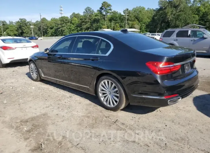 BMW 740 I 2016 vin WBA7E2C59GG738672 from auto auction Copart