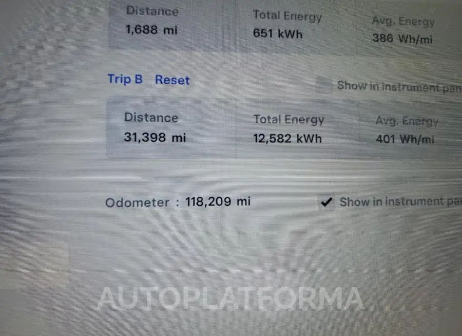 TESLA MODEL X 2018 vin 5YJXCBE22JF088936 from auto auction Copart