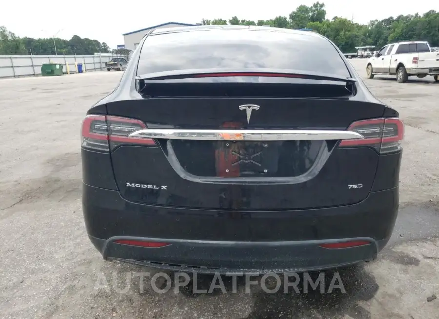 TESLA MODEL X 2017 vin 5YJXCBE29HF076776 from auto auction Copart