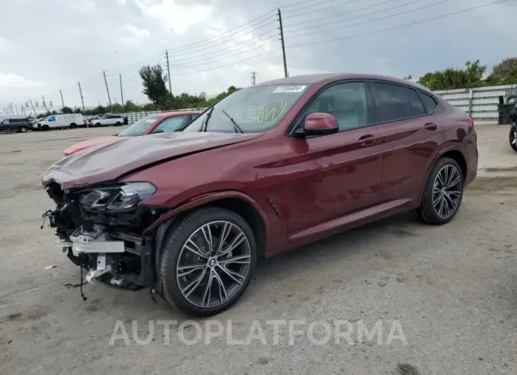 BMW X4 XDRIVE3 2024 vin 5UX33DT01R9V14356 from auto auction Copart