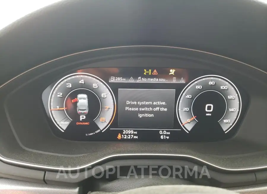 AUDI A5 PREMIUM 2023 vin WAUFACF5XPA065743 from auto auction Copart