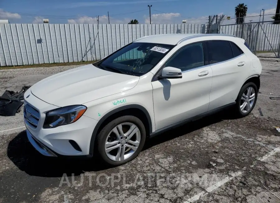 MERCEDES-BENZ GLA 250 2017 vin WDCTG4EBXHJ317570 from auto auction Copart