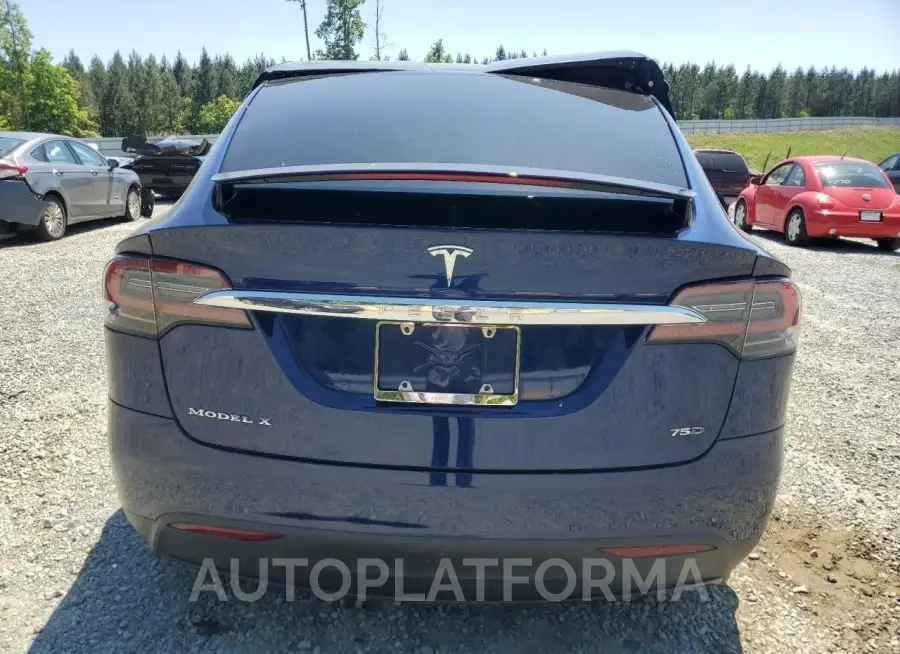 TESLA MODEL X 2018 vin 5YJXCAE23JF101977 from auto auction Copart