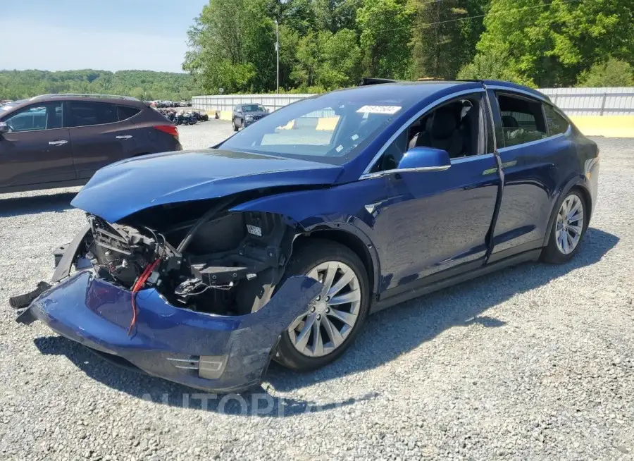 TESLA MODEL X 2018 vin 5YJXCAE23JF101977 from auto auction Copart