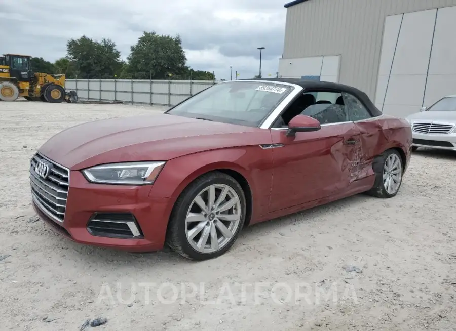 AUDI A5 PREMIUM 2018 vin WAUYNGF55JN008225 from auto auction Copart