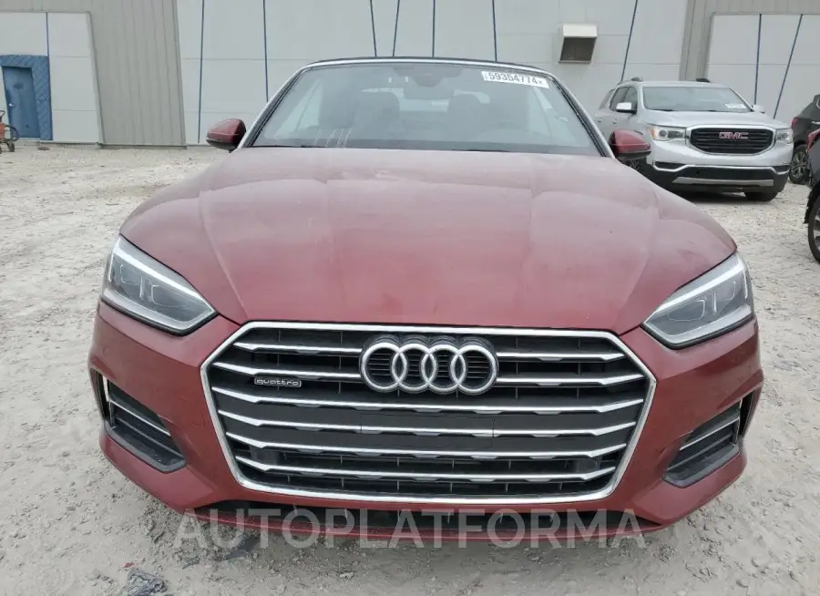 AUDI A5 PREMIUM 2018 vin WAUYNGF55JN008225 from auto auction Copart