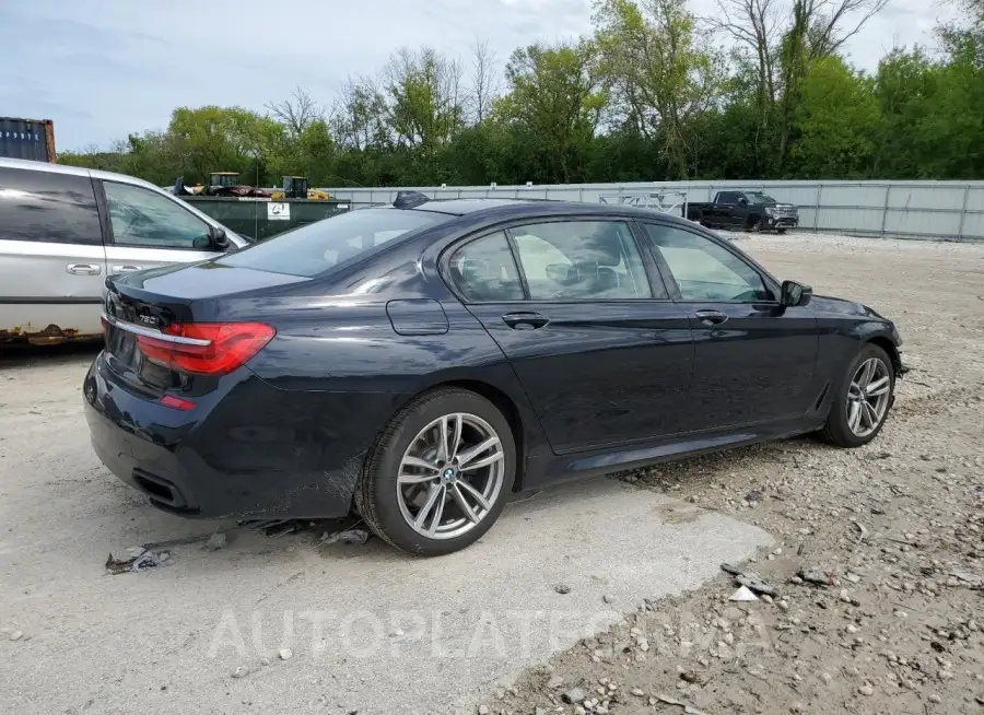 BMW 750I XDRIV 2016 vin WBA7F2C54GG420536 from auto auction Copart