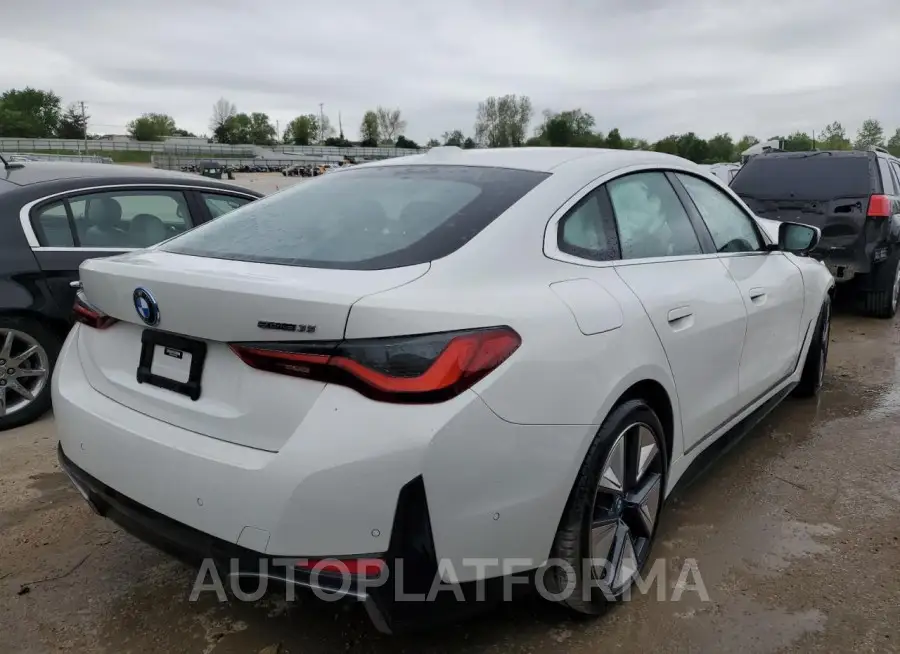 BMW I4 EDRIVE 2023 vin WBY43AW02PFP51239 from auto auction Copart