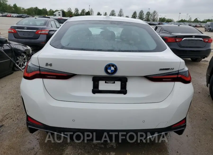 BMW I4 EDRIVE 2023 vin WBY43AW02PFP51239 from auto auction Copart