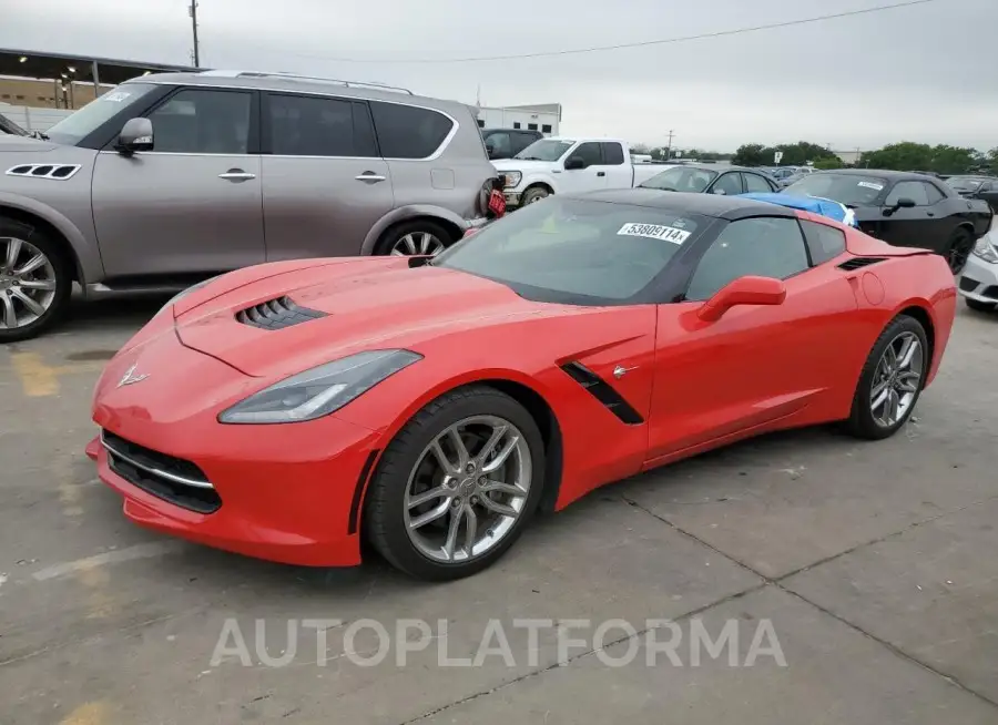 CHEVROLET CORVETTE S 2015 vin 1G1YB2D74F5121294 from auto auction Copart