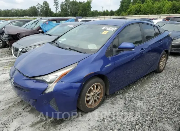 TOYOTA PRIUS 2016 vin JTDKBRFU5G3519166 from auto auction Copart