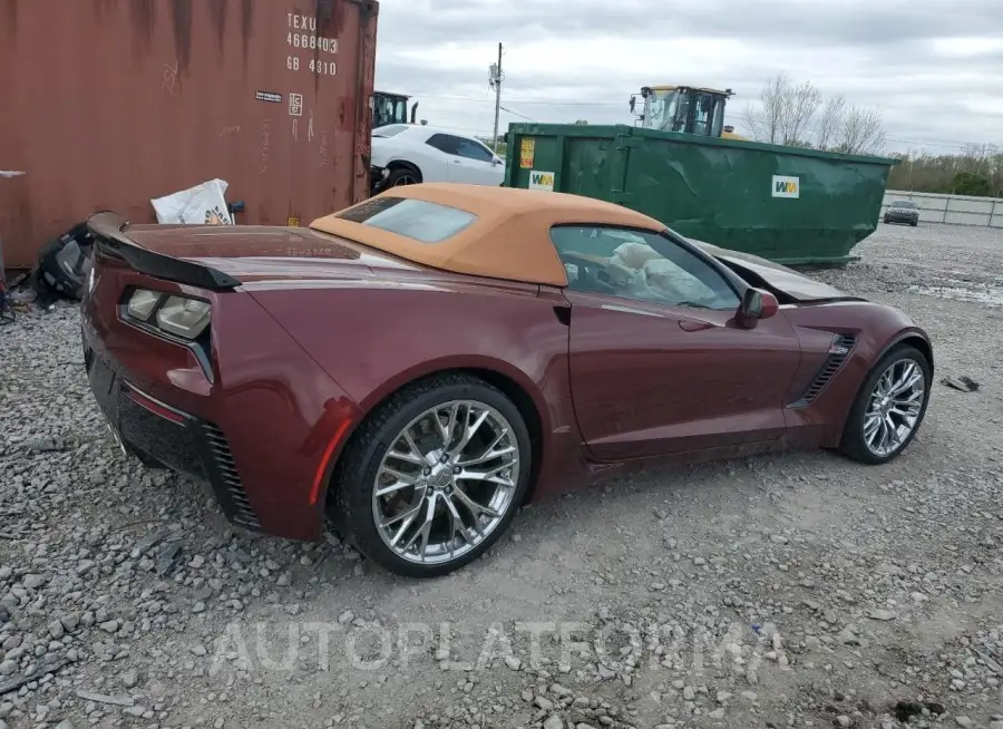 CHEVROLET CORVETTE Z 2016 vin 1G1YS3D62G5604815 from auto auction Copart