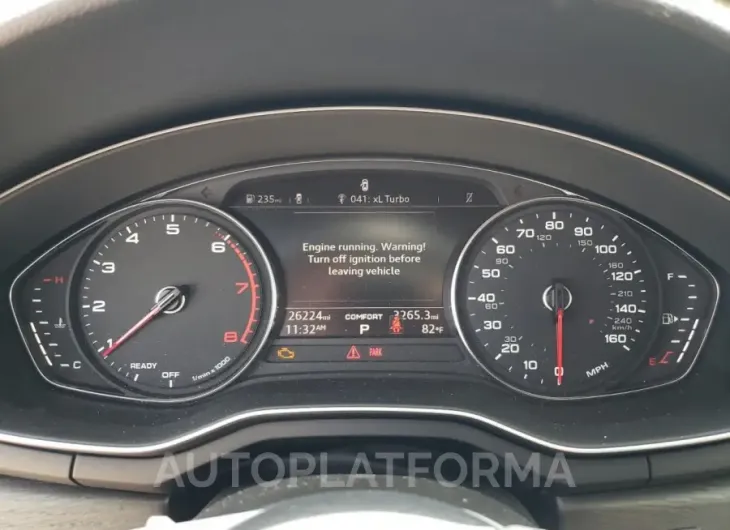 AUDI A5 PREMIUM 2019 vin WAUSNAF57KA016399 from auto auction Copart