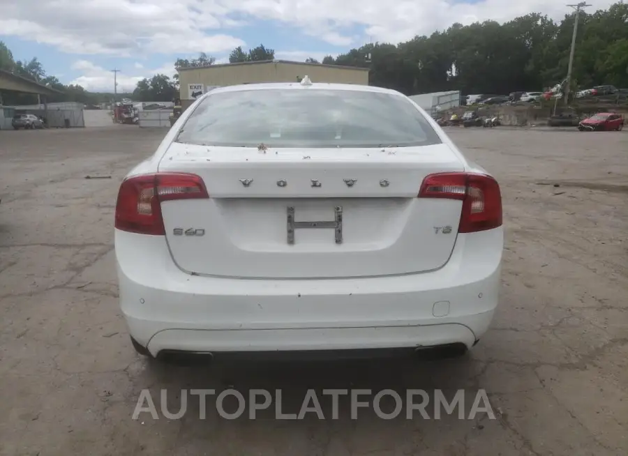 VOLVO S60 2015 vin YV126MFJ6F1343066 from auto auction Copart