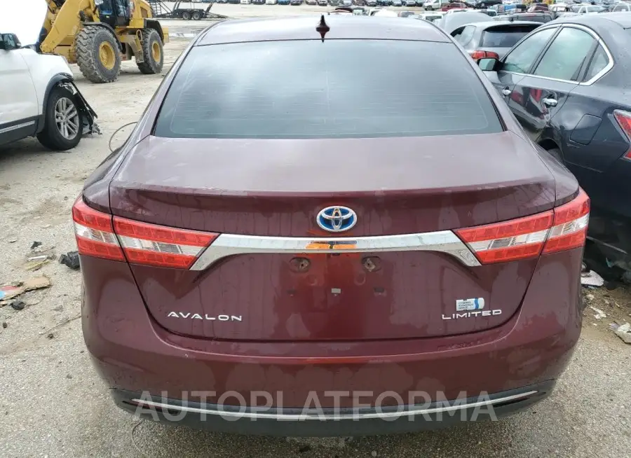 TOYOTA AVALON HYB 2015 vin 4T1BD1EB9FU037462 from auto auction Copart