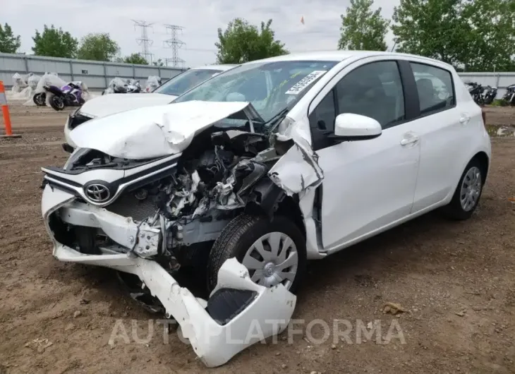 TOYOTA YARIS 2015 vin VNKKTUD3XFA047123 from auto auction Copart