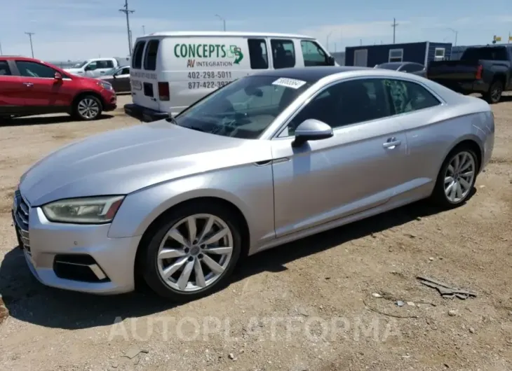 AUDI A5 PRESTIG 2018 vin WAURNAF54JA124413 from auto auction Copart