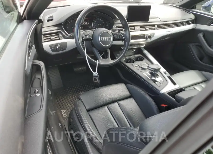 AUDI A5 PREMIUM 2019 vin WAUSNAF5XKA016347 from auto auction Copart