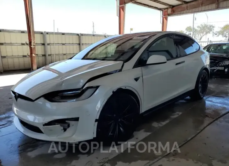 TESLA MODEL X 2022 vin 7SAXCBE55NF361015 from auto auction Copart