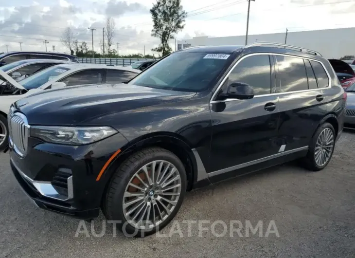 BMW X7 XDRIVE4 2020 vin 5UXCW2C03L9B52519 from auto auction Copart